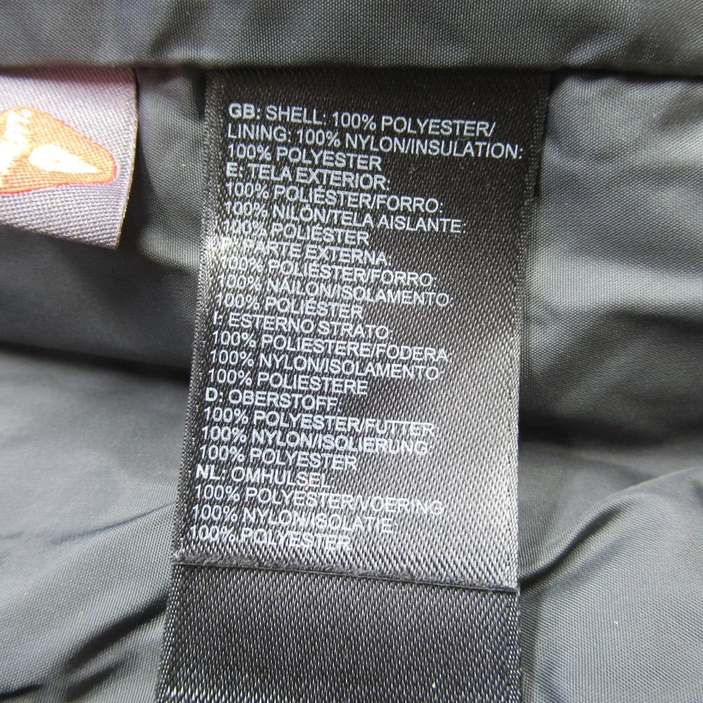 North Face Jacket Mens Small Gray Insulated Interchange FullZip Pocket Wind Rain